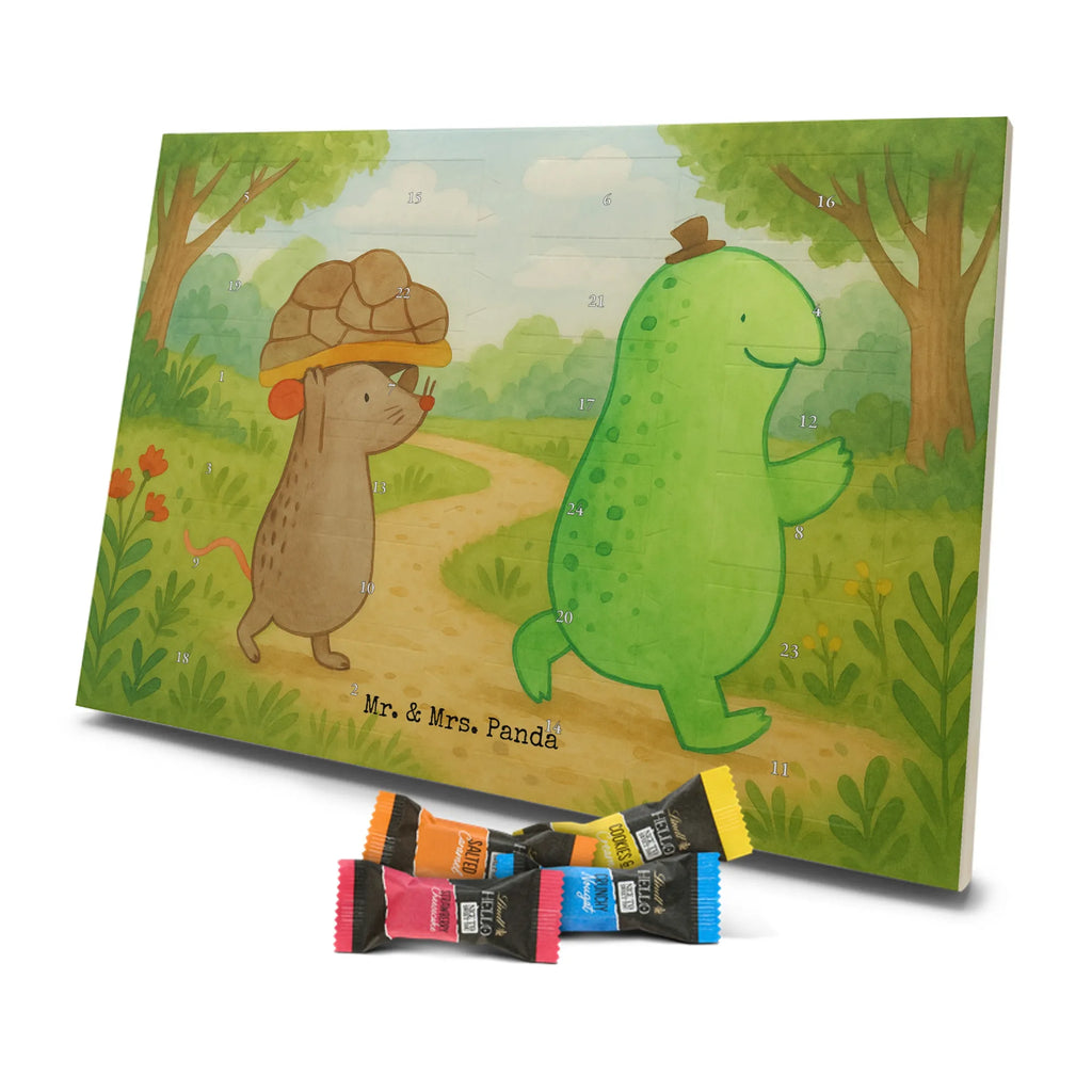 Chocolate advent calendar tortoise Mouse Design gift, gift ideas, cute, illustrated, tortoise, reptile, ancient creature, sweet, birthday gift, turtle gift items, funny turtle gifts, pet turtles, best friend, sister or daughter, turtle lover, friends, mouse, girlfriends