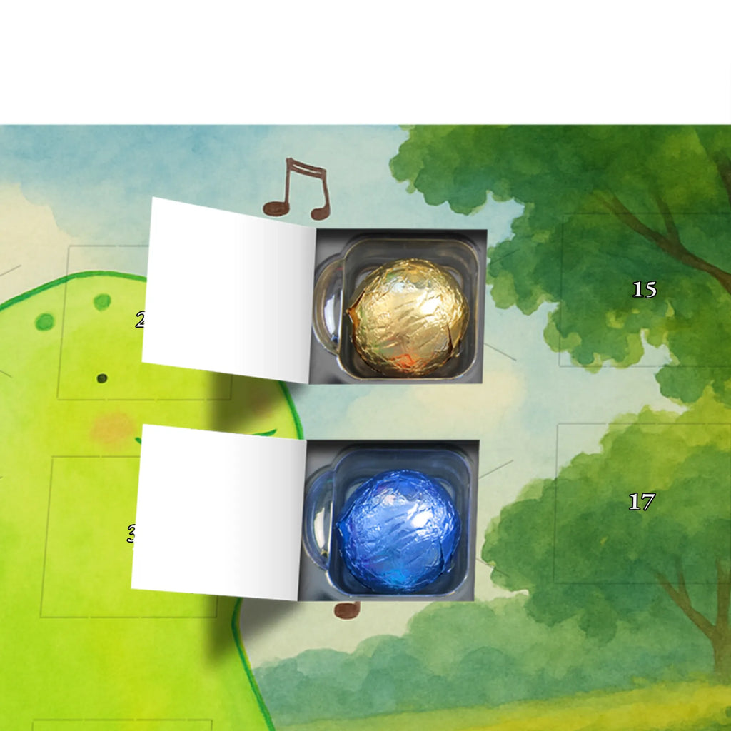 Chocolate advent calendar tortoise Pipes Design gift, gift ideas, cute, illustrated, tortoise, reptile, ancient creature, sweet, birthday gift, turtle gift items, funny turtle gifts, pet turtles, best friend, sister or daughter, turtle lover, new beginning, joy of life, separation, turtles