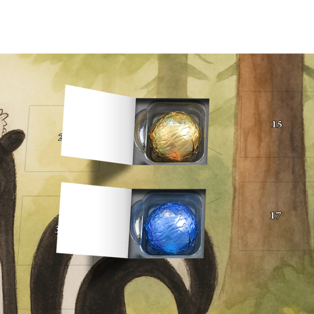 Chocolate advent calendar skunk Sit Design know-it-all, stinky, law, predator, wild animal