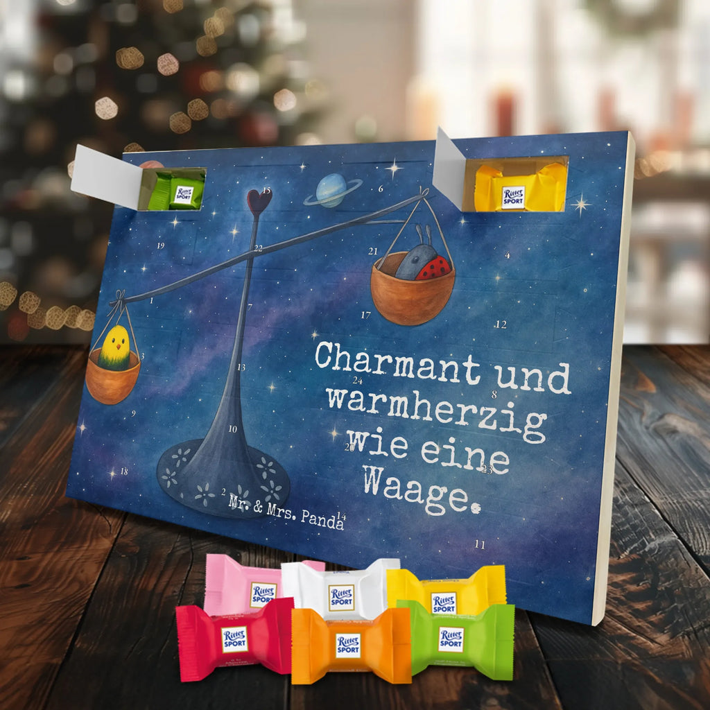 Chocolate advent calendar Star sign Scale Design month of birth, constellations, birthdays, astrology, date of birth, balance, ladybird, birthday September, gift October, birthday October, Libra, gift September, bumble bee, Libra zodiac sign, Libra gift