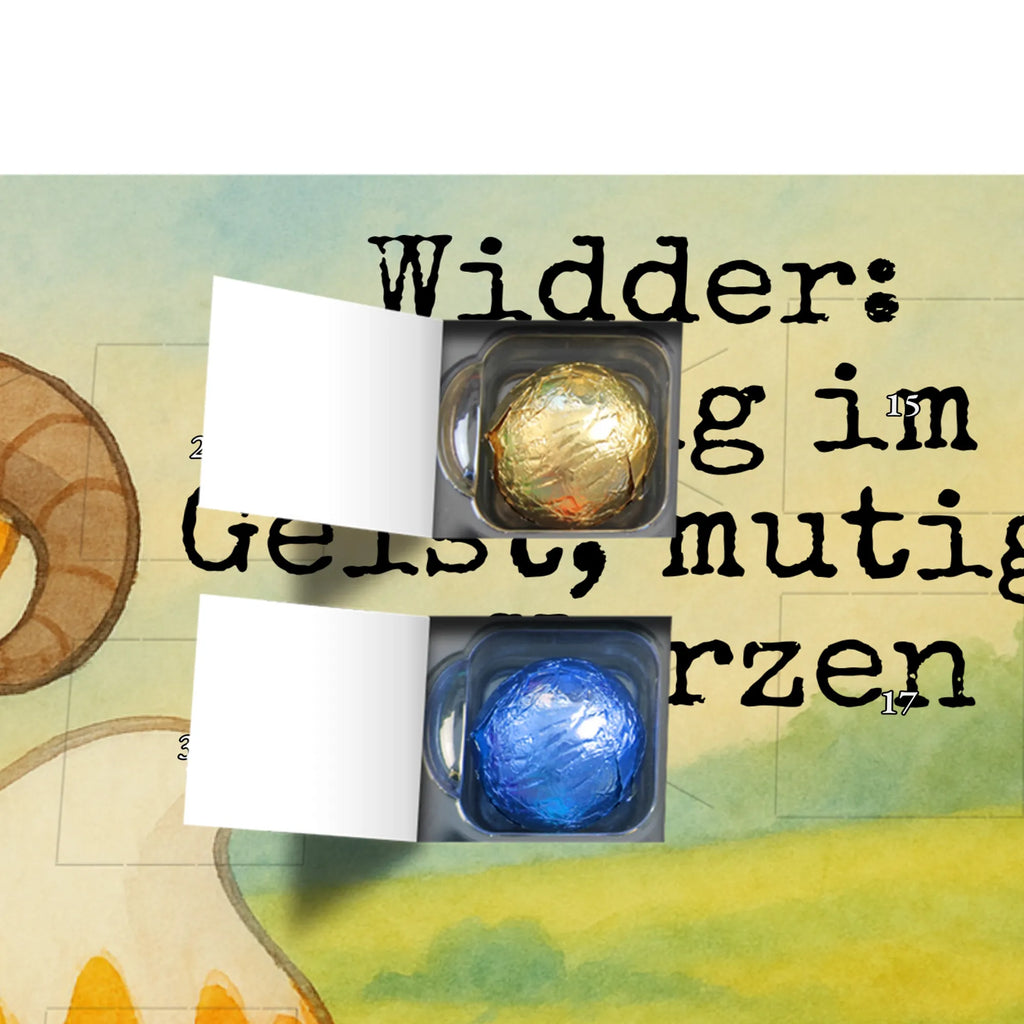 Chocolate advent calendar Aries Astrology Design constellations, birthdays, astrology, date of birth, month of birth