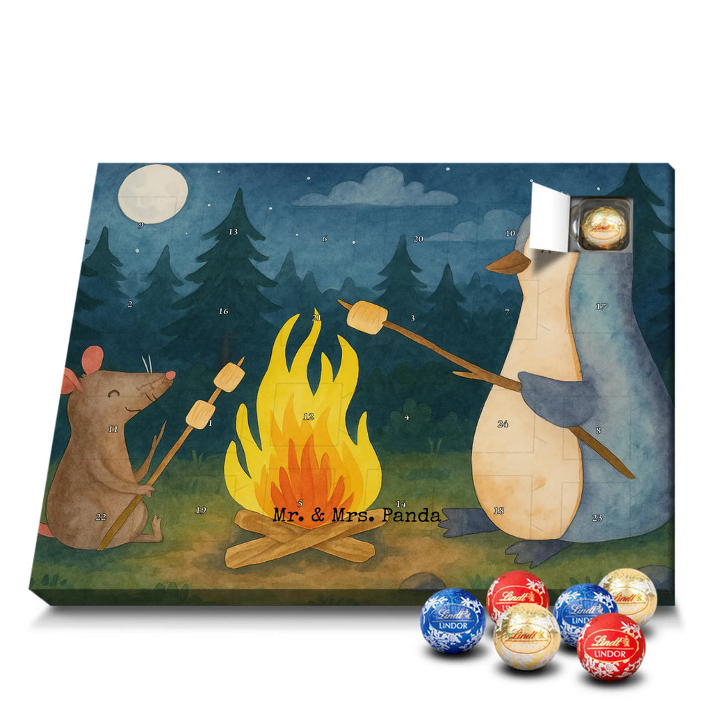 Chocolate advent calendar Penguin campfire Design North Pole, Penguins, campfire, everyday office life, penguins, mouse, life motto, new start, work, life motivation, fire
