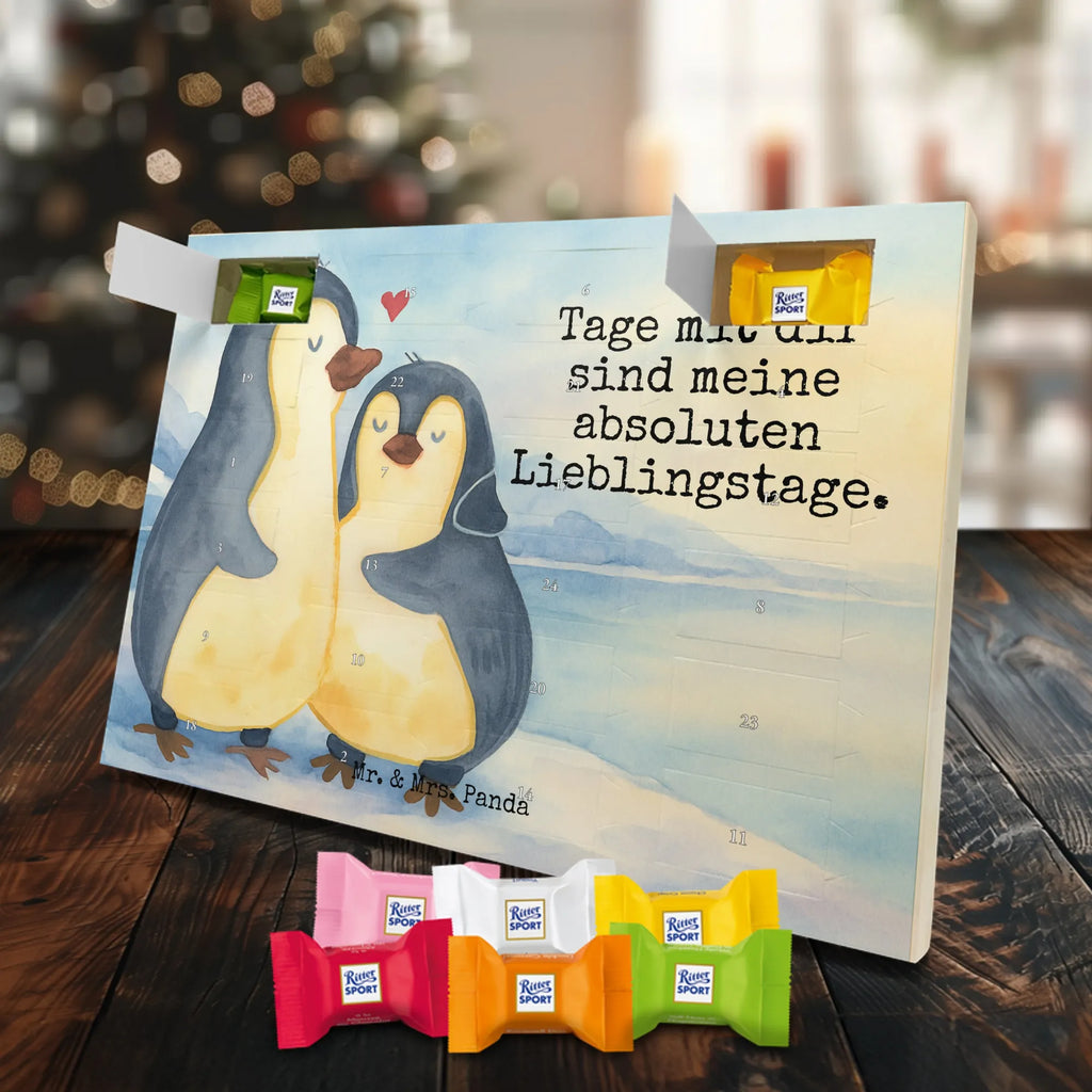 Chocolate advent calendar Penguin embrace Design North Pole, Penguins, wedding, wedding gift, love gift, lovers, anniversary, proof of love, wedding day