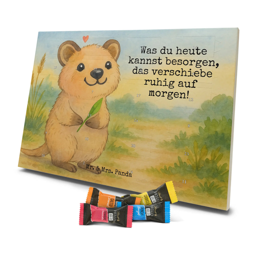 Chocolate advent calendar Quokka Happy Design card, gift ideas, gifts, small animals, cute, cute animal motives, hand drawn, funny sayings, good mood, special gifts, animal lover