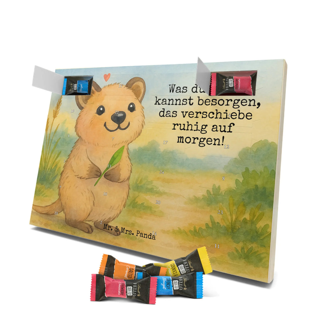 Chocolate advent calendar Quokka Happy Design card, gift ideas, gifts, small animals, cute, cute animal motives, hand drawn, funny sayings, good mood, special gifts, animal lover