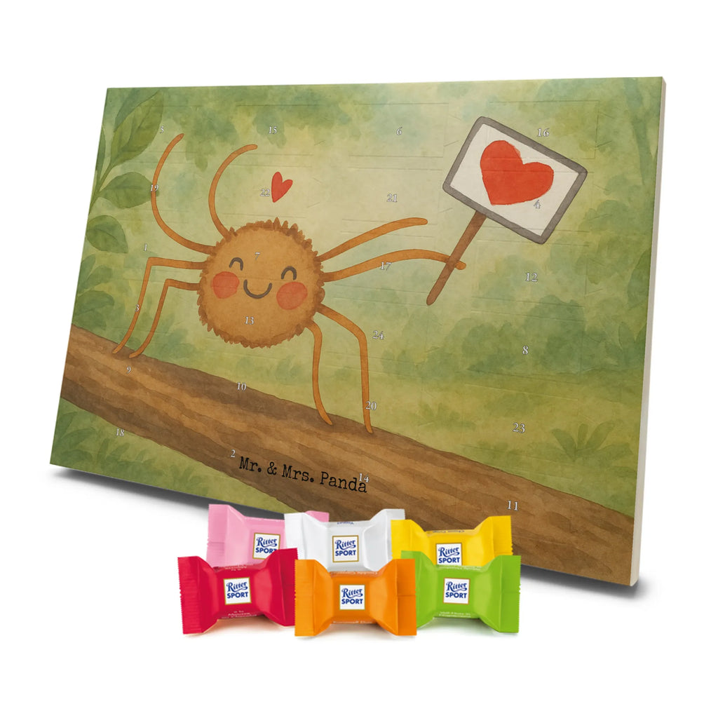 Chocolate advent calendar Spider Agatha Motivation Design Spider Agathe, Spider
