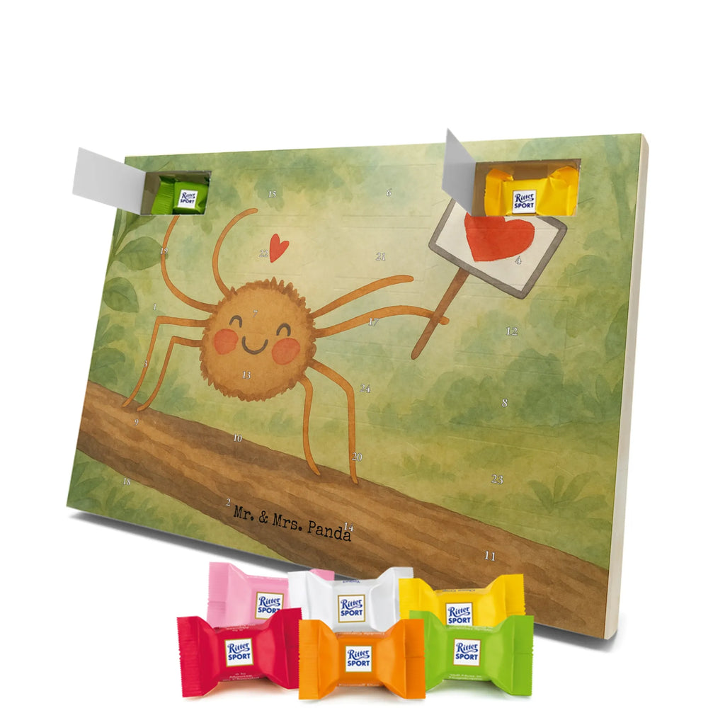 Chocolate advent calendar Spider Agatha Motivation Design Spider Agathe, Spider