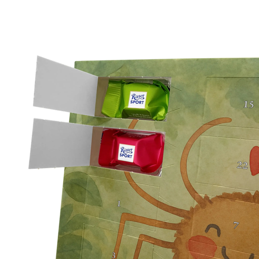 Chocolate advent calendar Spider Agatha Motivation Design Spider Agathe, Spider