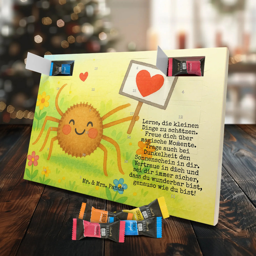 Chocolate advent calendar Spider Agatha Motivation Design Spider Agathe, Spider