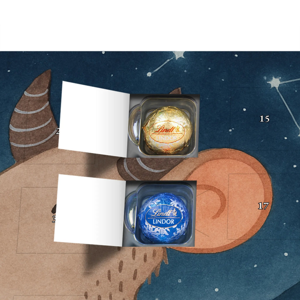 Chocolate advent calendar Taurus Astrology Design month of birth, constellations, birthdays, astrology, date of birth