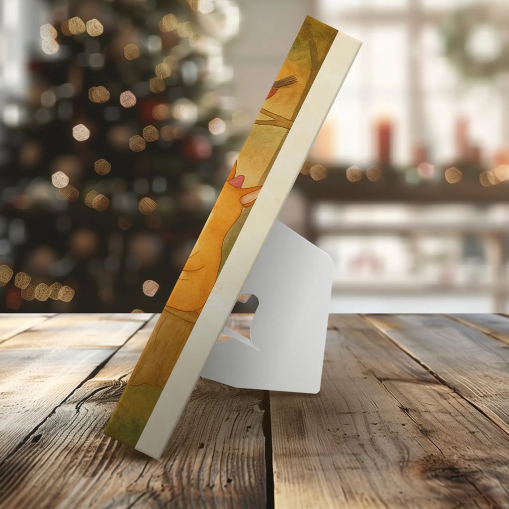 Chocolate advent calendar forest animals picnic Design card, gift ideas, gifts, small animals, cute, cute animal motives, hand drawn, funny sayings, good mood, special gifts, animal lover, mouse, forest, hare, squirrel, forest animals, picnic