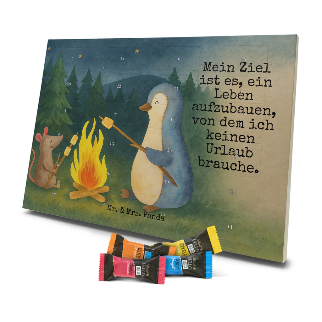 Chocolate advent calendar Penguin campfire Design North Pole, Penguins, campfire, everyday office life, penguins, mouse, life motto, new start, work, life motivation, fire