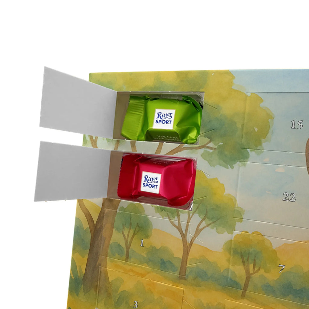 Chocolate advent calendar Quokka Happy Design card, gift ideas, gifts, small animals, cute, cute animal motives, hand drawn, funny sayings, good mood, special gifts, animal lover