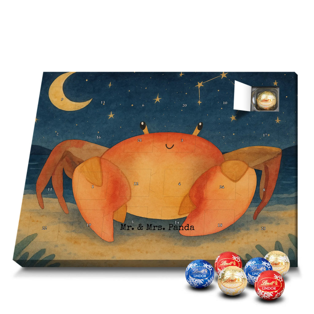 Chocolate advent calendar Star sign Cancer Design constellations, birthdays, astrology, date of birth, month of birth, crab zodiac sign, crab present, present june, birthday june, crabs, present july, birthday july, crab, sea animal, present sea