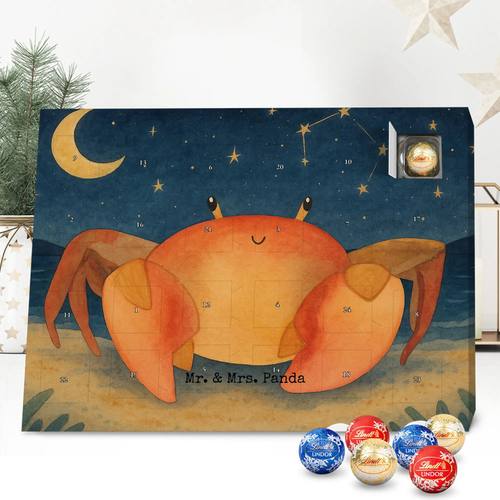 Chocolate advent calendar Star sign Cancer Design constellations, birthdays, astrology, date of birth, month of birth, crab zodiac sign, crab present, present june, birthday june, crabs, present july, birthday july, crab, sea animal, present sea