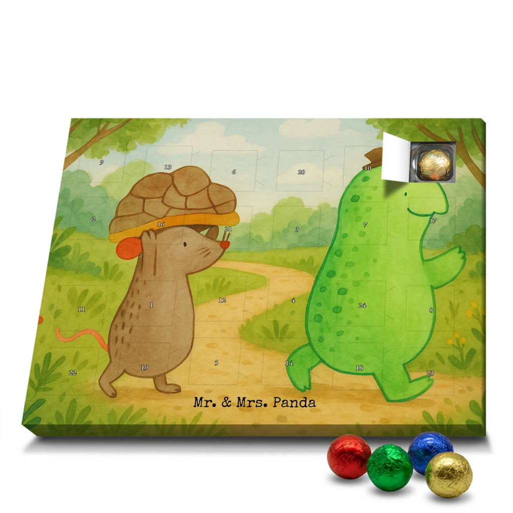 Chocolate advent calendar tortoise Mouse Design gift, gift ideas, cute, illustrated, tortoise, reptile, ancient creature, sweet, birthday gift, turtle gift items, funny turtle gifts, pet turtles, best friend, sister or daughter, turtle lover, friends, mouse, girlfriends