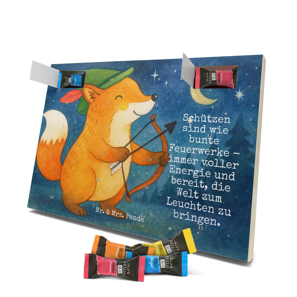 Chocolate advent calendar Sagittarius Astrology Design constellations, birthdays, astrology, date of birth, month of birth