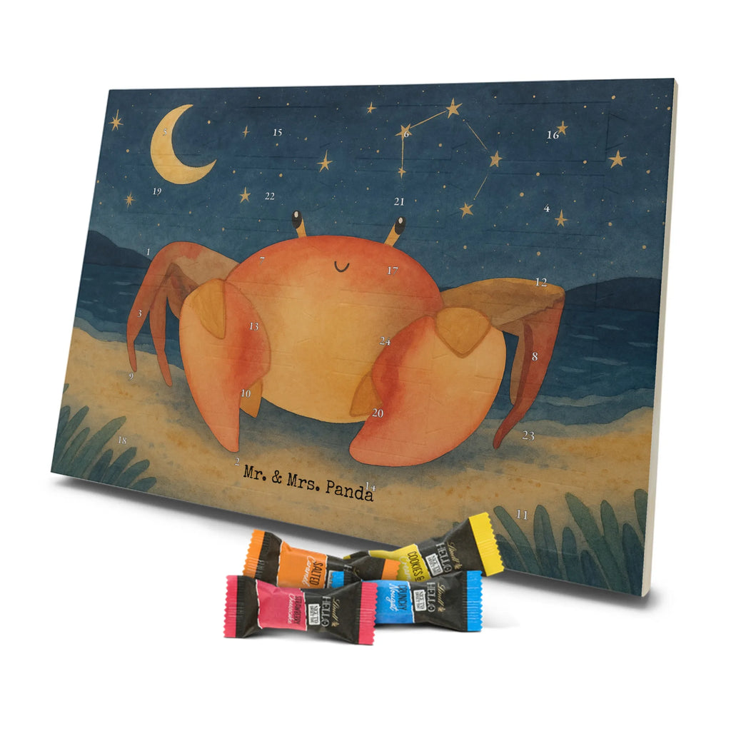 Chocolate advent calendar Star sign Cancer Design constellations, birthdays, astrology, date of birth, month of birth, crab zodiac sign, crab present, present june, birthday june, crabs, present july, birthday july, crab, sea animal, present sea