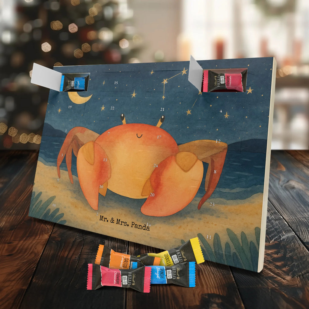 Chocolate advent calendar Star sign Cancer Design constellations, birthdays, astrology, date of birth, month of birth, crab zodiac sign, crab present, present june, birthday june, crabs, present july, birthday july, crab, sea animal, present sea