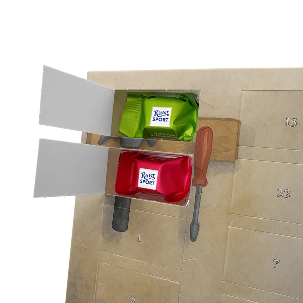 Chocolate advent calendar If Daddy can't fix it, we're screwed. Design Father's Day, Mother's Day, Father, Best Daddy in the World, Gift Daddy