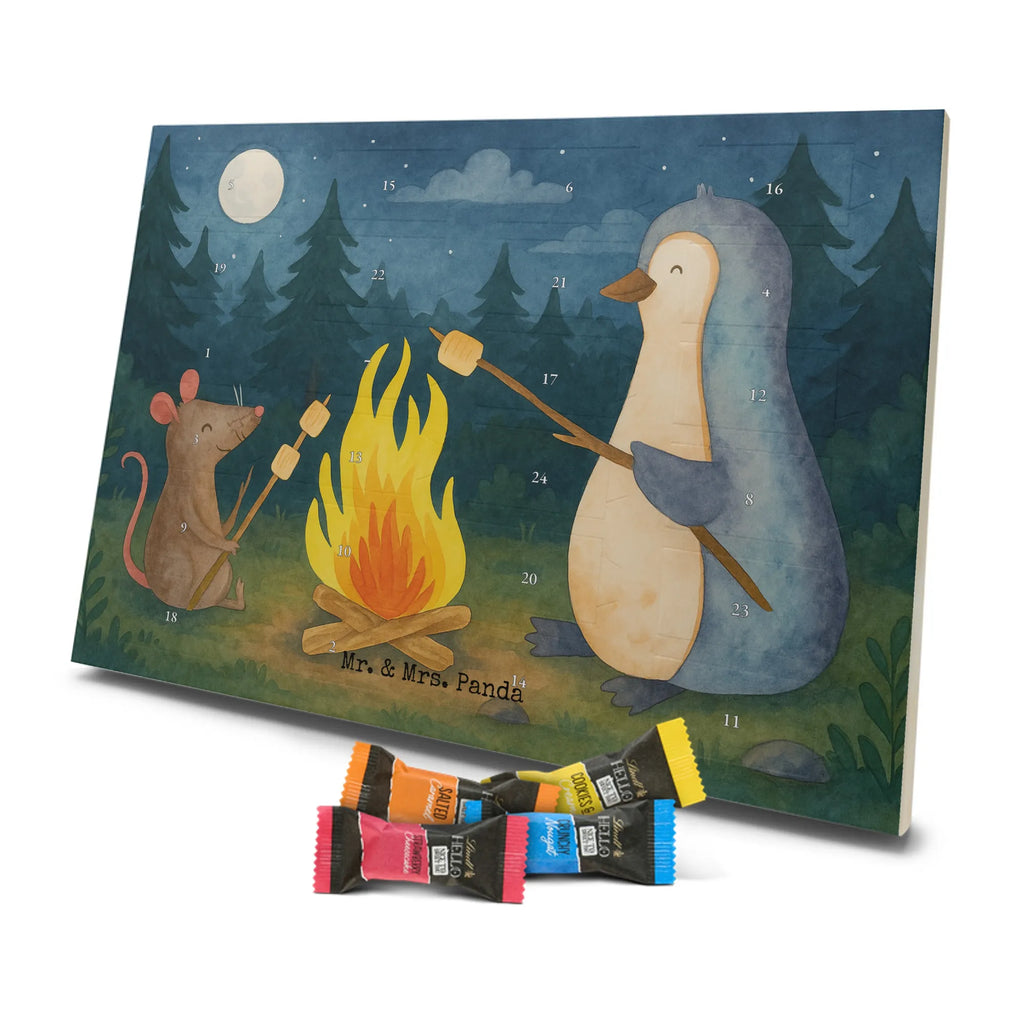 Chocolate advent calendar Penguin campfire Design North Pole, Penguins, campfire, everyday office life, penguins, mouse, life motto, new start, work, life motivation, fire