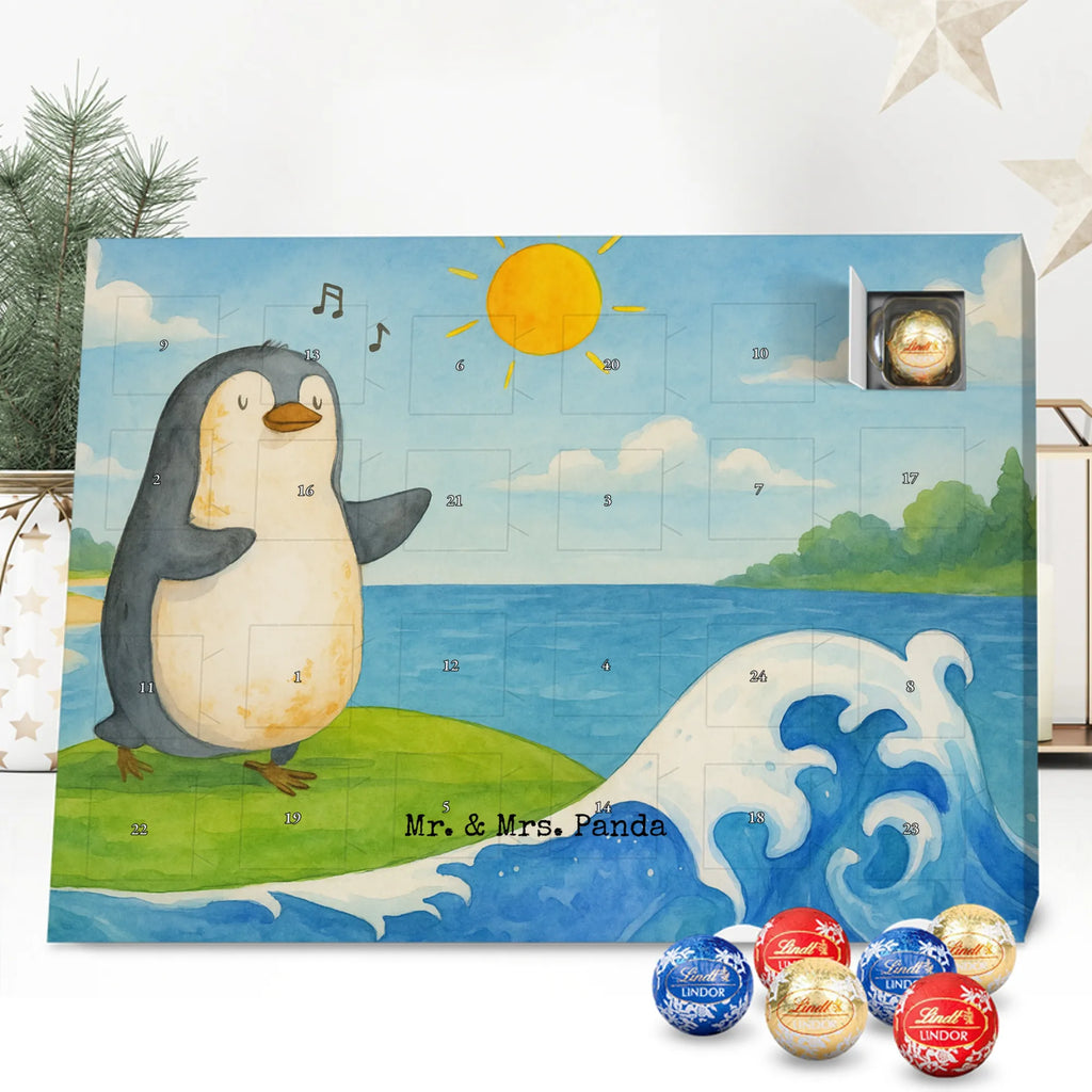 Chocolate advent calendar Penguin surfer Design North Pole, Penguins, surfers, surfing, waves, penguins, holidays, wave riding