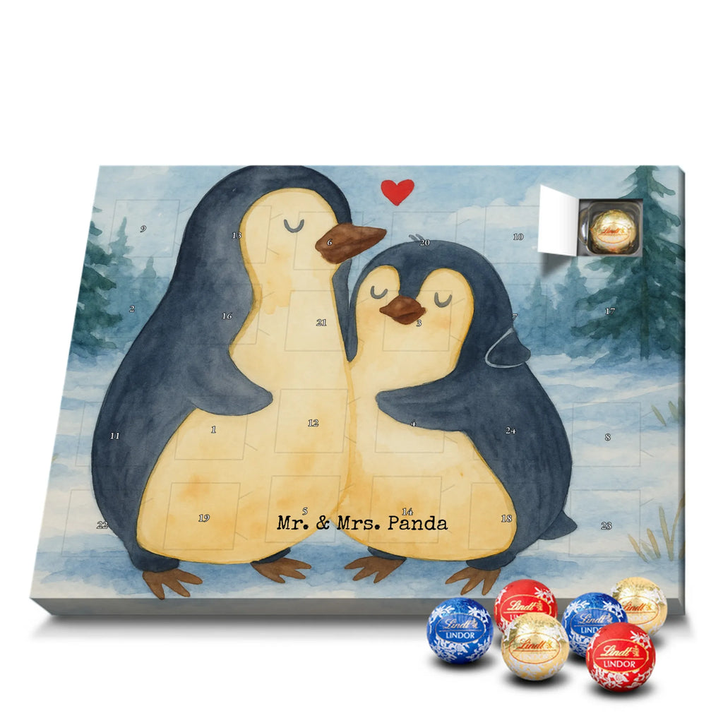 Chocolate advent calendar Penguin embrace Design North Pole, Penguins, wedding, wedding gift, love gift, lovers, anniversary, proof of love, wedding day