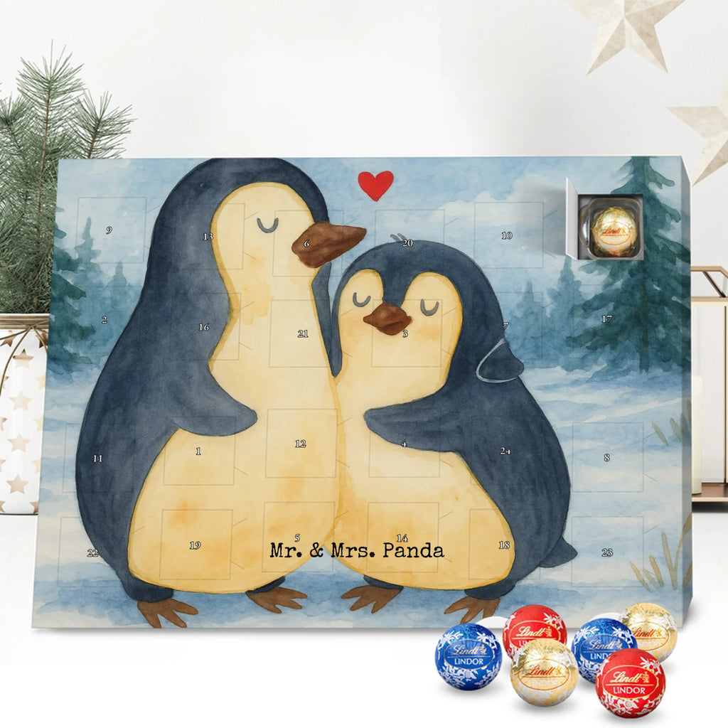 Chocolate advent calendar Penguin embrace Design North Pole, Penguins, wedding, wedding gift, love gift, lovers, anniversary, proof of love, wedding day