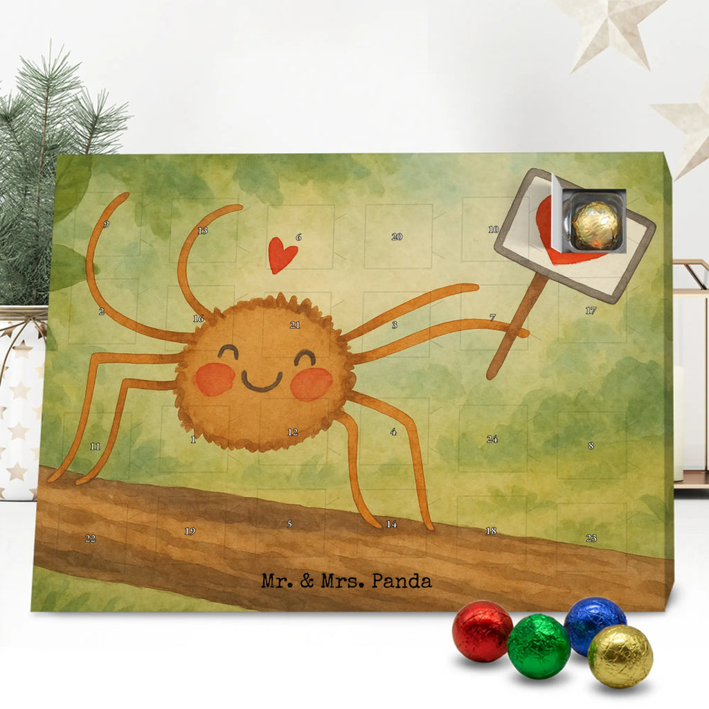 Chocolate advent calendar Spider Agatha Motivation Design Spider Agathe, Spider