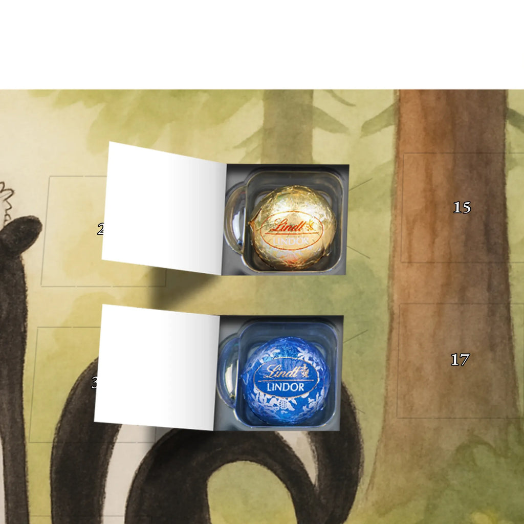 Chocolate advent calendar skunk Sit Design know-it-all, stinky, law, predator, wild animal