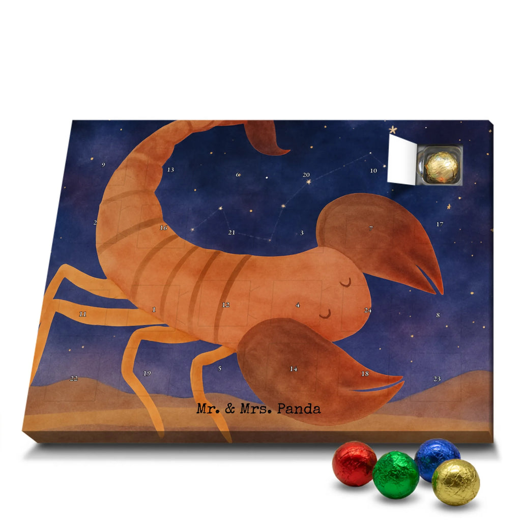 Chocolate advent calendar Star sign Scorpio Design constellations, birthdays, astrology, date of birth, month of birth, scorpions, birthday october, gift november, gift october, scorpion gift, scorpion star sign, birthday november