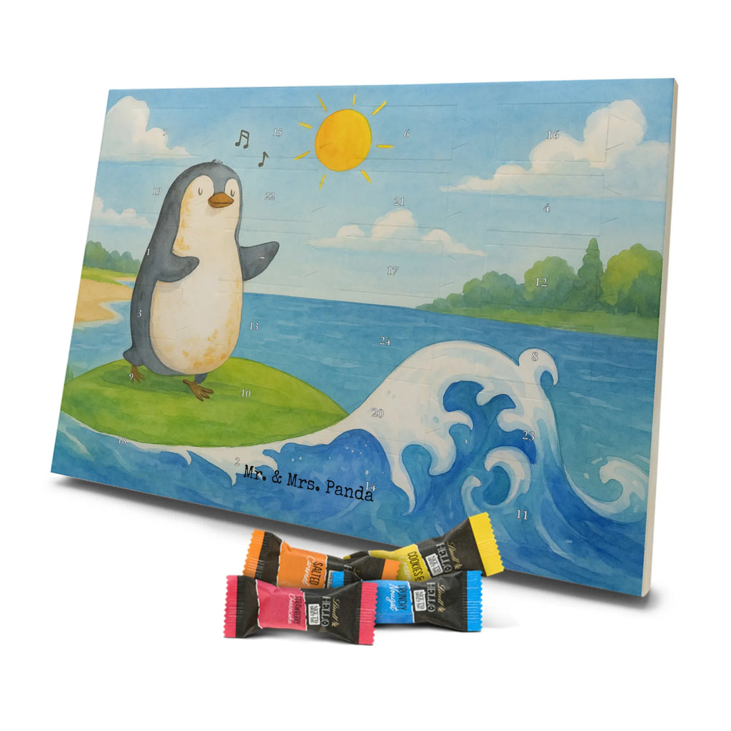 Chocolate advent calendar Penguin surfer Design North Pole, Penguins, surfers, surfing, waves, penguins, holidays, wave riding