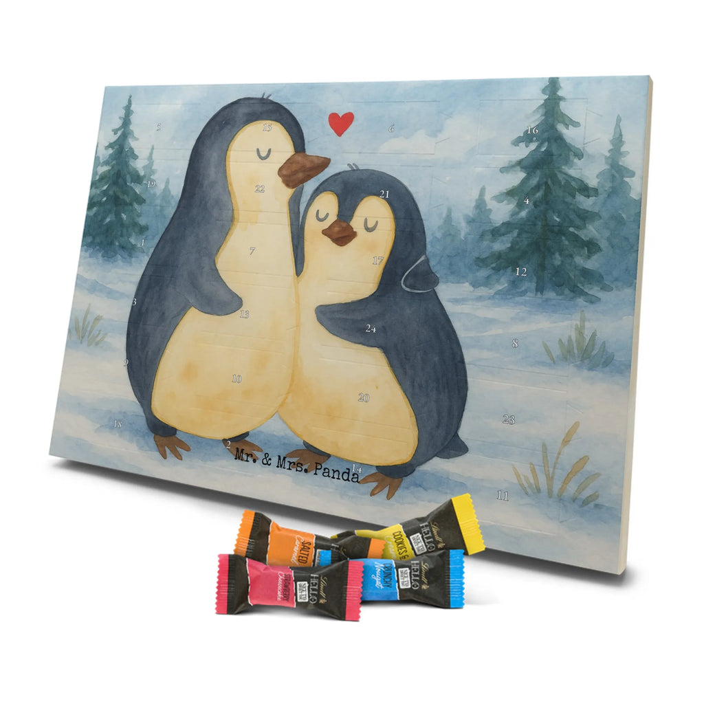 Chocolate advent calendar Penguin embrace Design North Pole, Penguins, wedding, wedding gift, love gift, lovers, anniversary, proof of love, wedding day