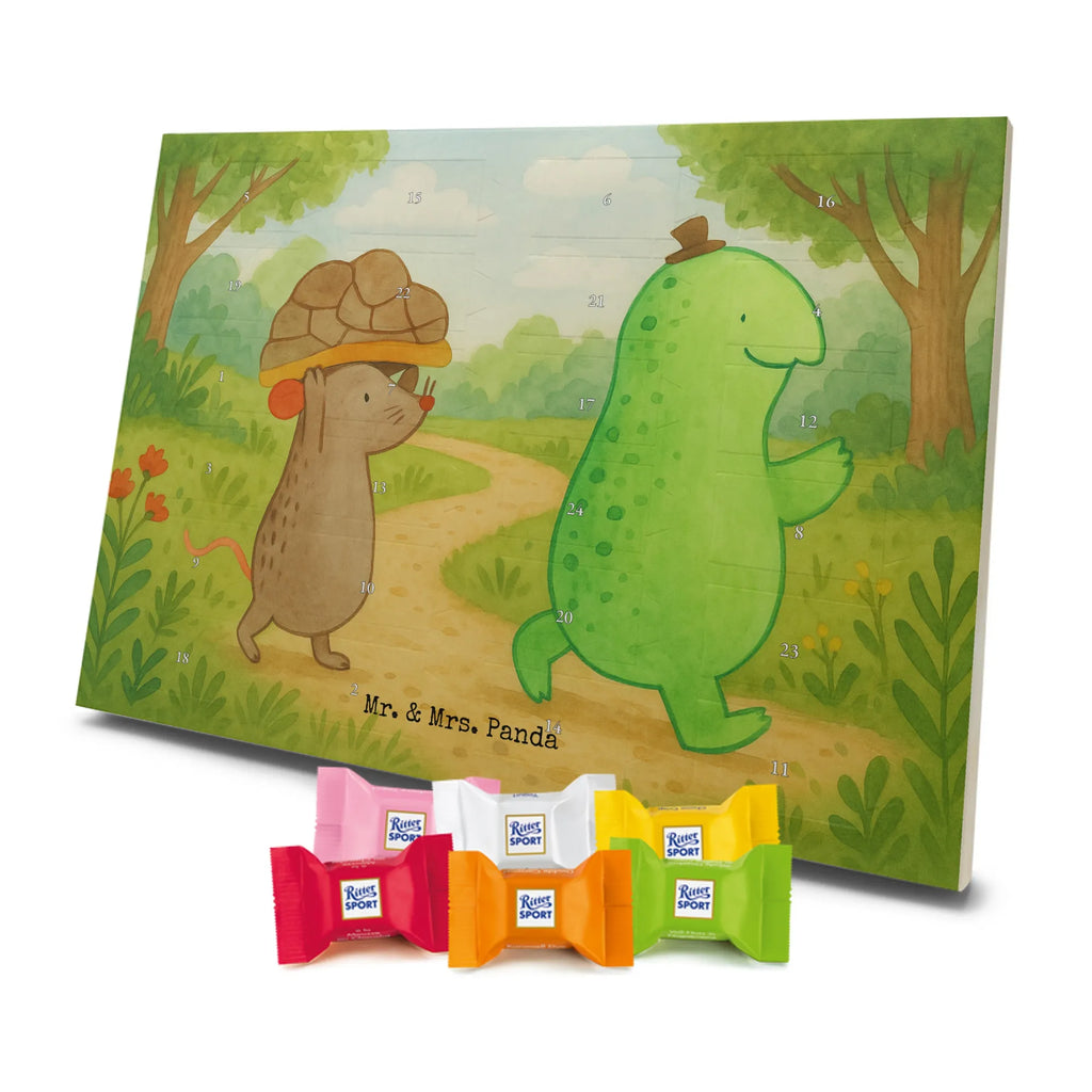 Chocolate advent calendar tortoise Mouse Design gift, gift ideas, cute, illustrated, tortoise, reptile, ancient creature, sweet, birthday gift, turtle gift items, funny turtle gifts, pet turtles, best friend, sister or daughter, turtle lover, friends, mouse, girlfriends