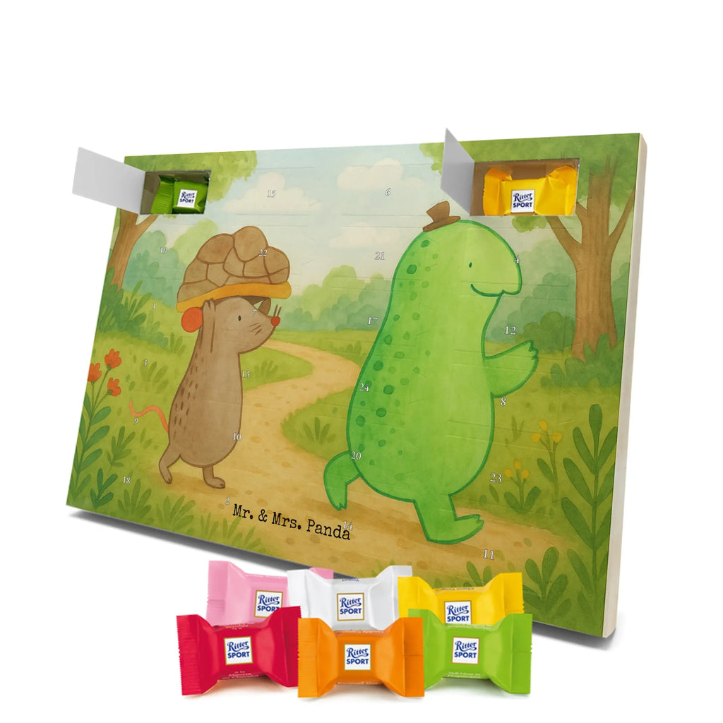 Chocolate advent calendar tortoise Mouse Design gift, gift ideas, cute, illustrated, tortoise, reptile, ancient creature, sweet, birthday gift, turtle gift items, funny turtle gifts, pet turtles, best friend, sister or daughter, turtle lover, friends, mouse, girlfriends