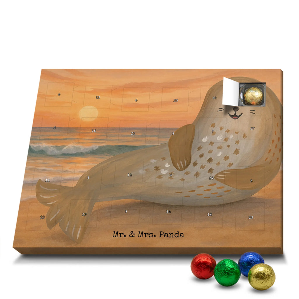 Chocolate advent calendar seal Laugh Design gift ideas, gifts, card, animal lover, special gifts, good mood, funny sayings, hand drawn, cute animal motives, cute, small animals, Baltic Sea, Seal, North Sea, Sea animal, Seals