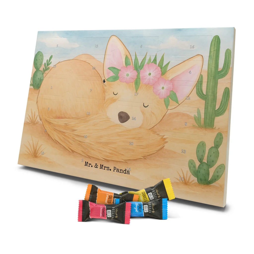 Chocolate advent calendar desert fox Flower Design Africa, desert fox, desert, flowers, wreath of flowers