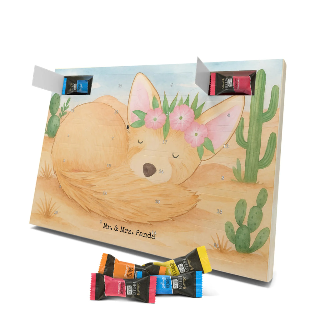 Chocolate advent calendar desert fox Flower Design Africa, desert fox, desert, flowers, wreath of flowers