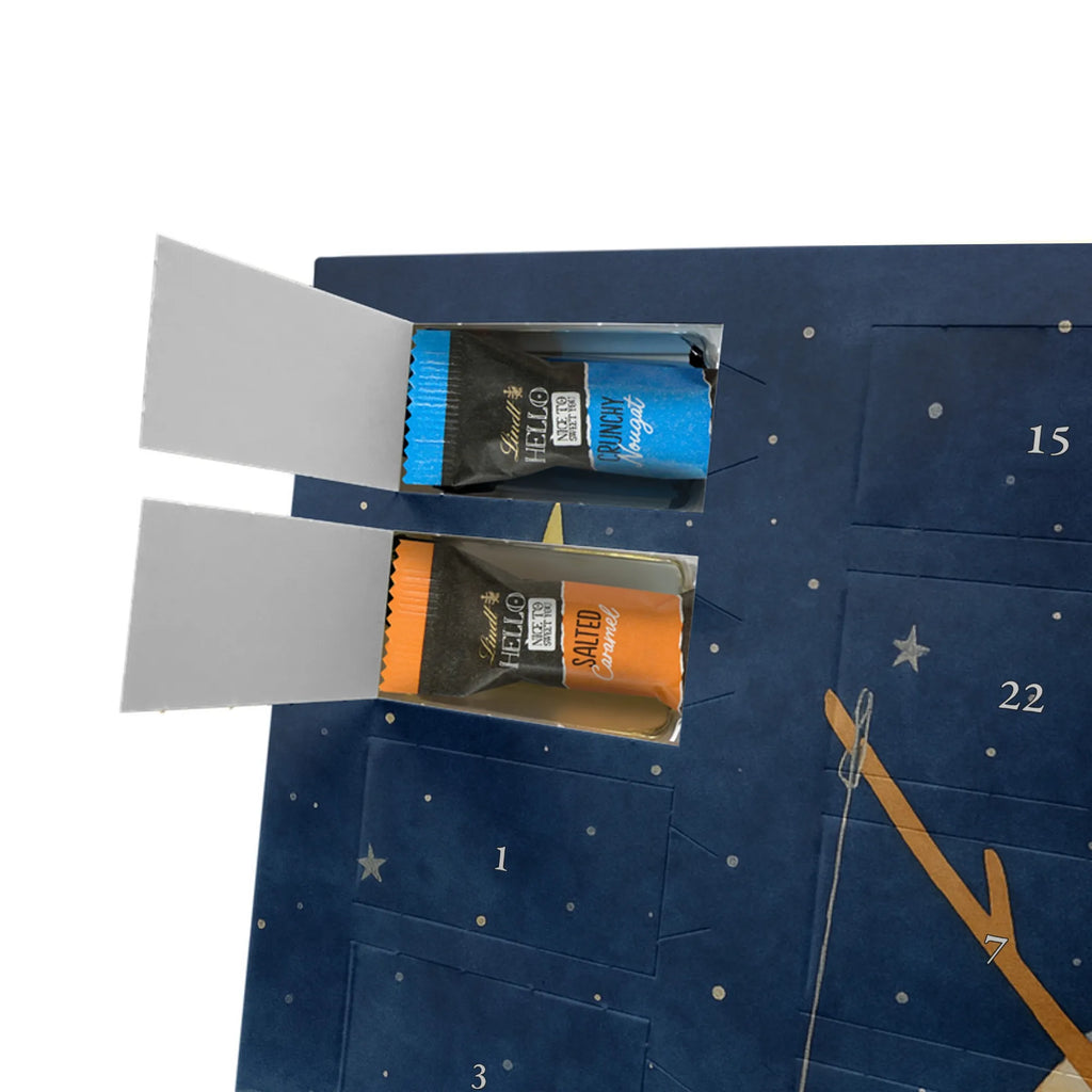 Chocolate advent calendar Penguin moon Design North Pole, Penguins, falling asleep, night's rest, penguins, guest room, bedroom, saying, insomnia, sleep