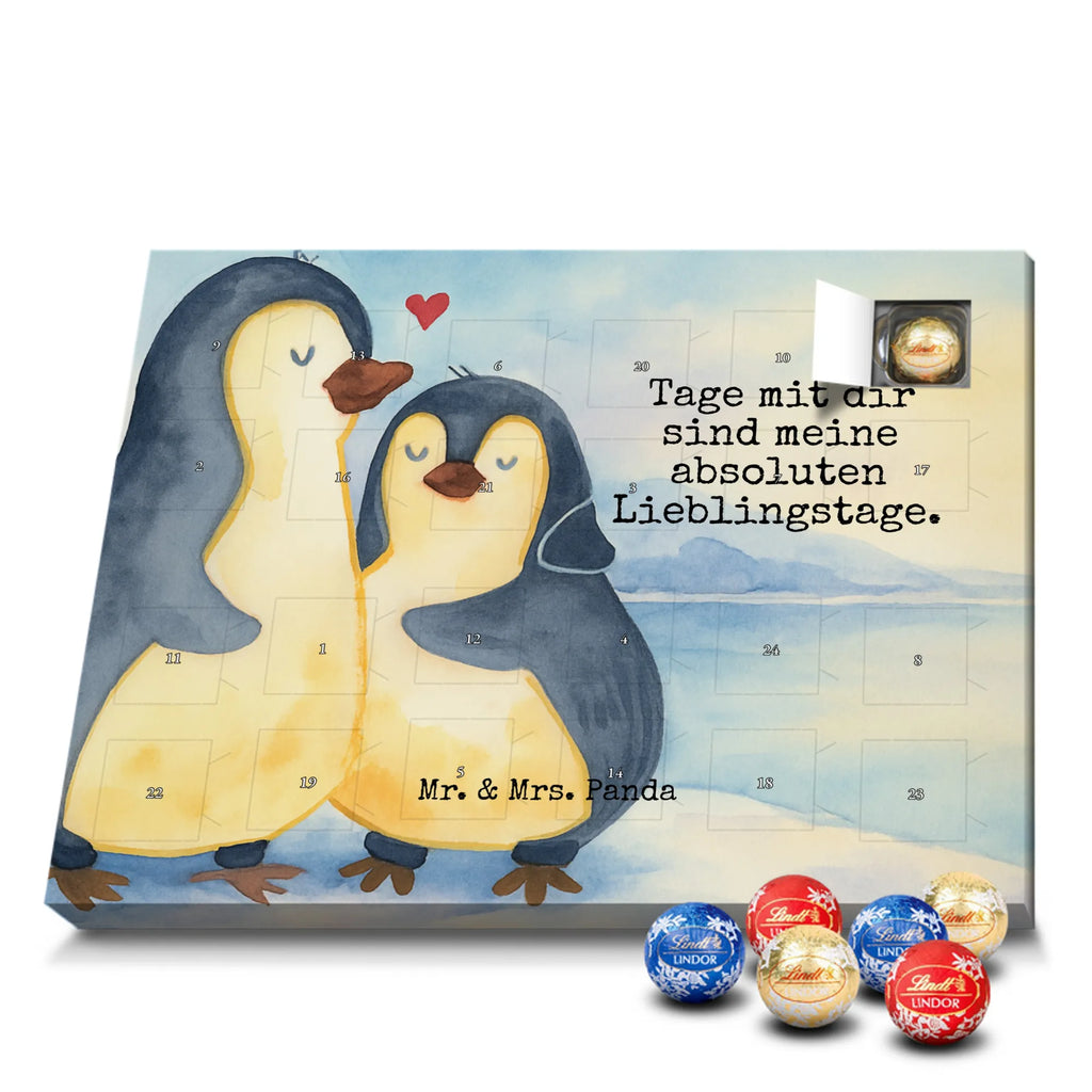 Chocolate advent calendar Penguin embrace Design North Pole, Penguins, wedding, wedding gift, love gift, lovers, anniversary, proof of love, wedding day