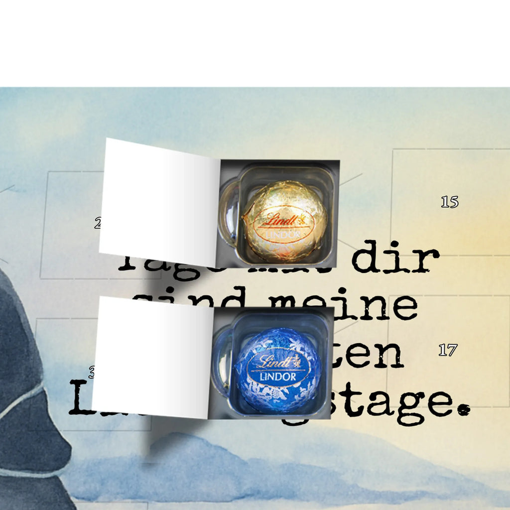 Chocolate advent calendar Penguin embrace Design North Pole, Penguins, wedding, wedding gift, love gift, lovers, anniversary, proof of love, wedding day