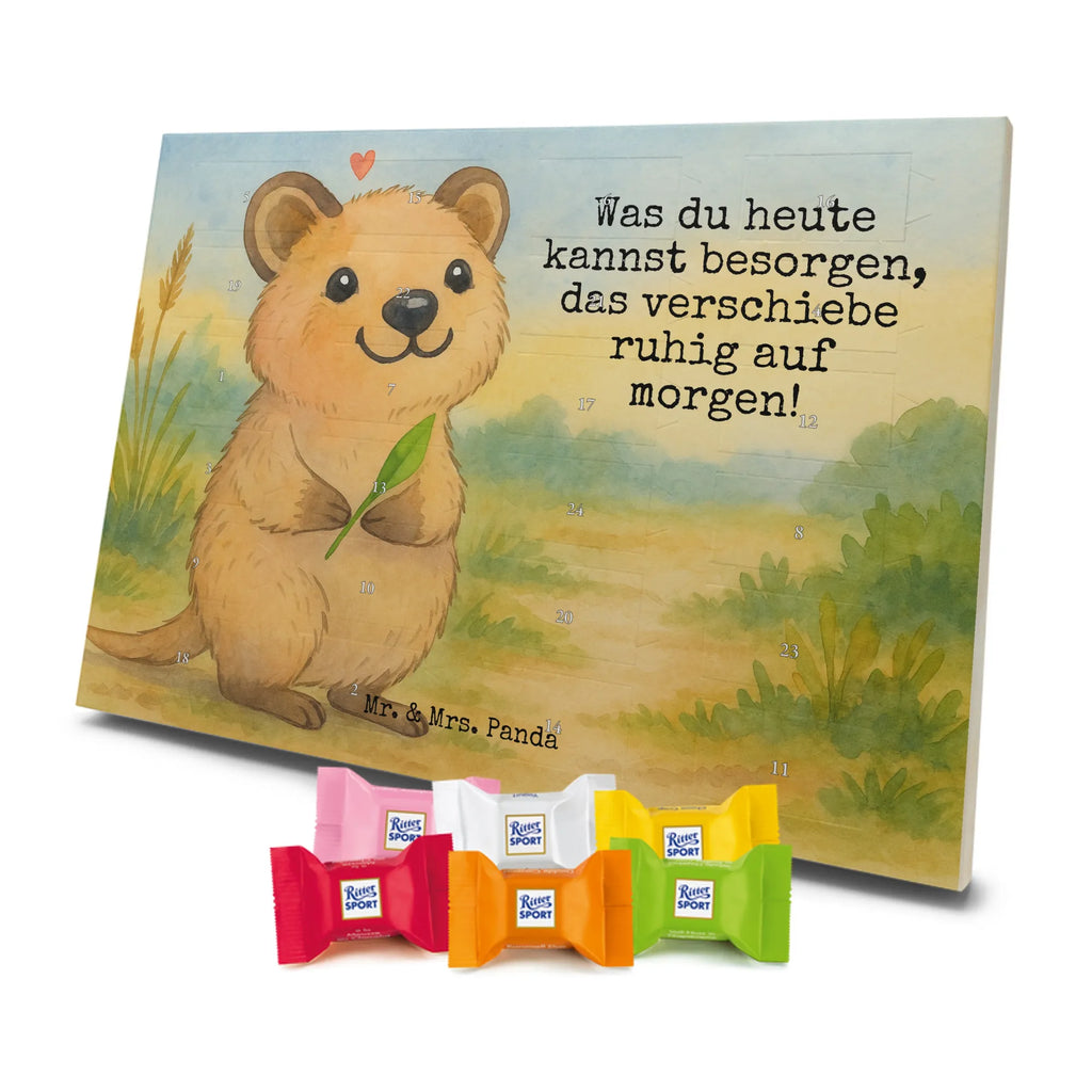 Chocolate advent calendar Quokka Happy Design card, gift ideas, gifts, small animals, cute, cute animal motives, hand drawn, funny sayings, good mood, special gifts, animal lover