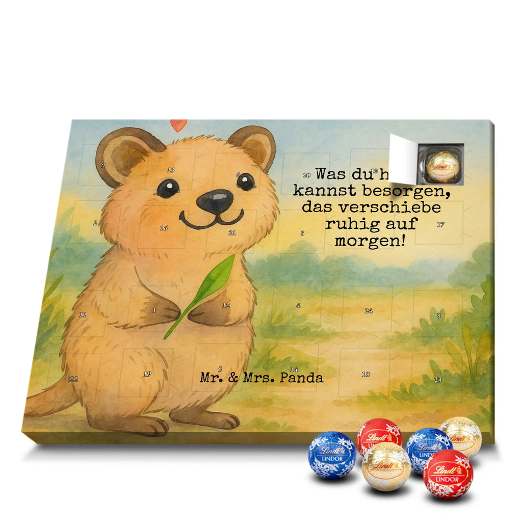 Chocolate advent calendar Quokka Happy Design card, gift ideas, gifts, small animals, cute, cute animal motives, hand drawn, funny sayings, good mood, special gifts, animal lover