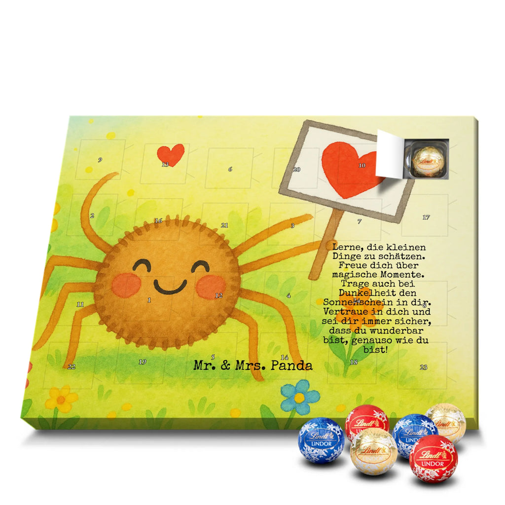 Chocolate advent calendar Spider Agatha Motivation Design Spider Agathe, Spider