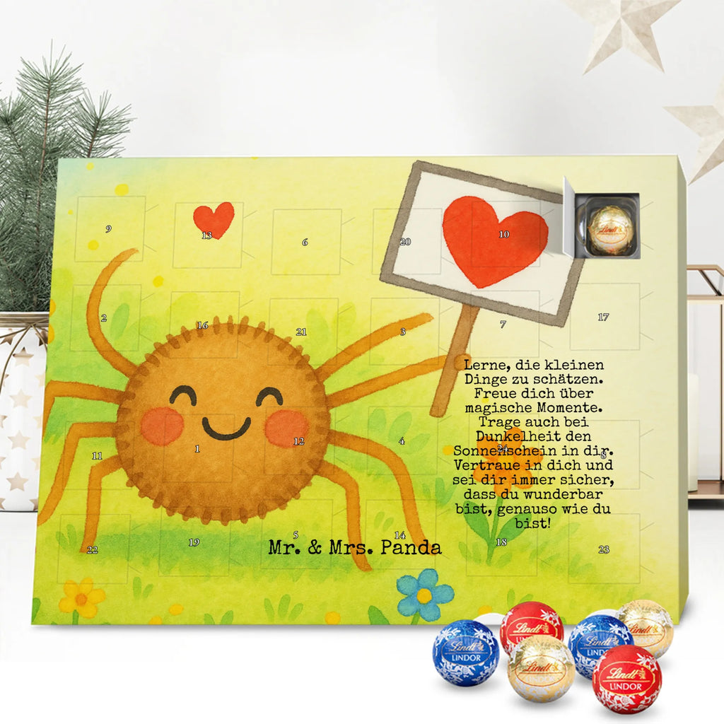Chocolate advent calendar Spider Agatha Motivation Design Spider Agathe, Spider