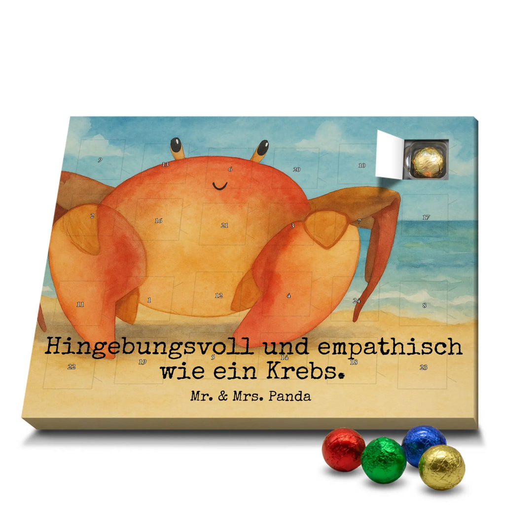 Chocolate advent calendar Star sign Cancer Design constellations, birthdays, astrology, date of birth, month of birth, crab zodiac sign, crab present, present june, birthday june, crabs, present july, birthday july, crab, sea animal, present sea