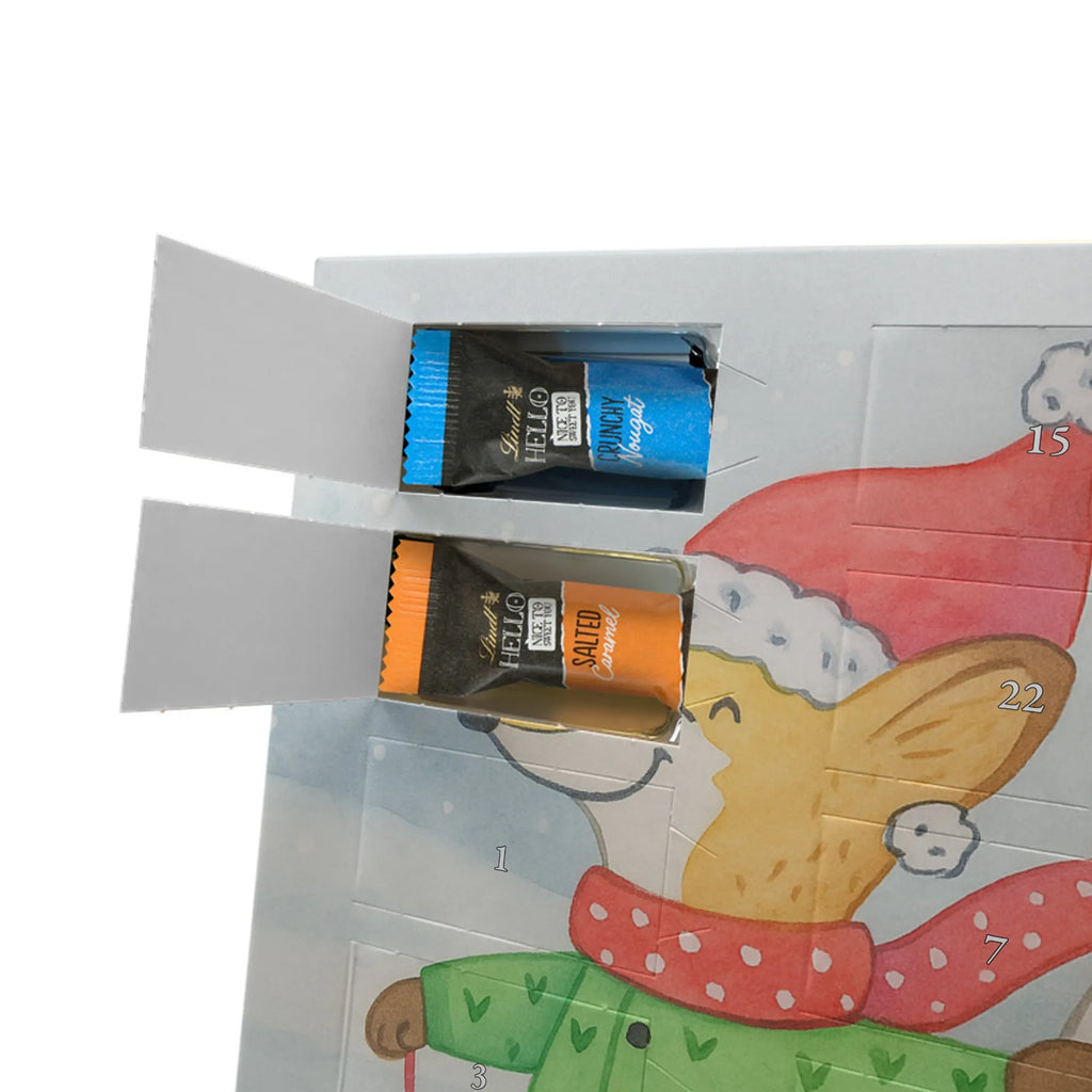 Chocolate advent calendar Fox skates Design snow, Christmas time, christmas days, fir tree, christmas time, christmas tree, christmas present, santa claus, christmas eve