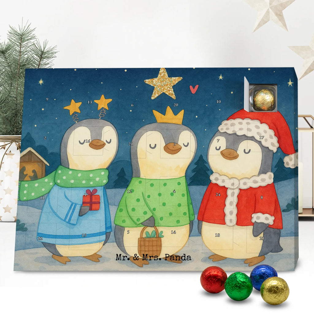 Chocolate advent calendar wintertime Holy Three Kings Design Christmas time, snow, Santa Claus, Epiphany, Christmas days, Christmas present, Christmas Eve