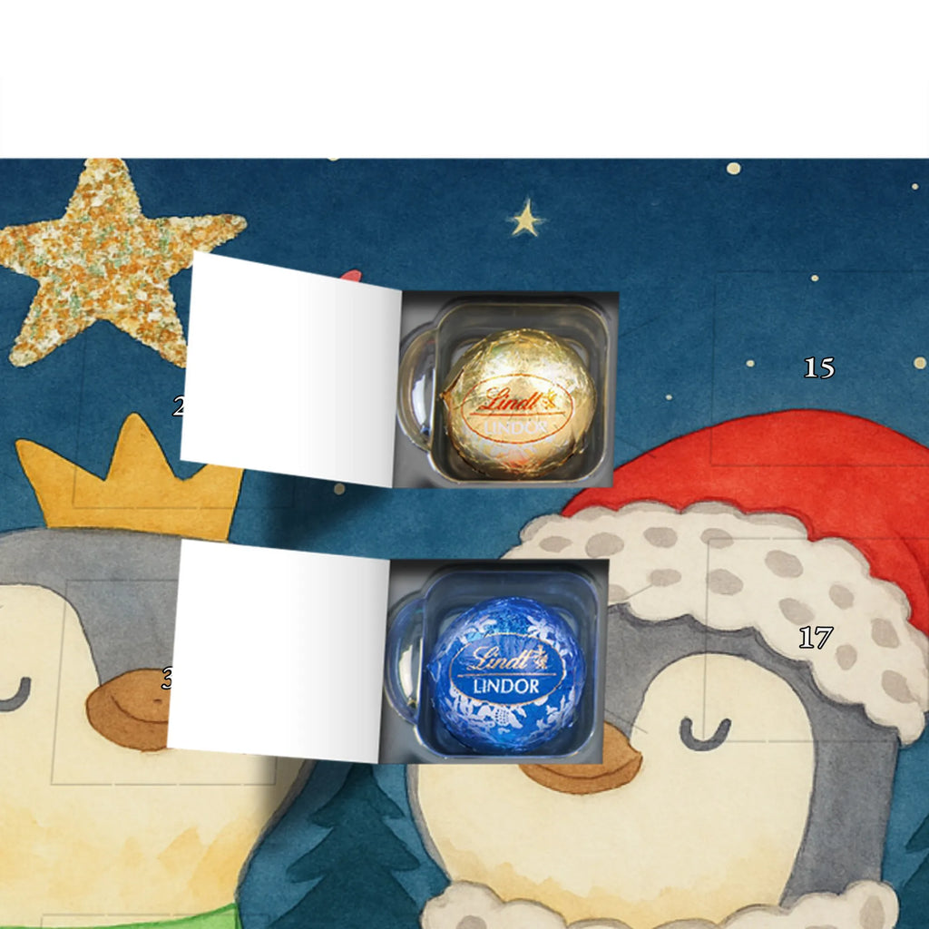 Chocolate advent calendar wintertime Holy Three Kings Design Christmas time, snow, Santa Claus, Epiphany, Christmas days, Christmas present, Christmas Eve