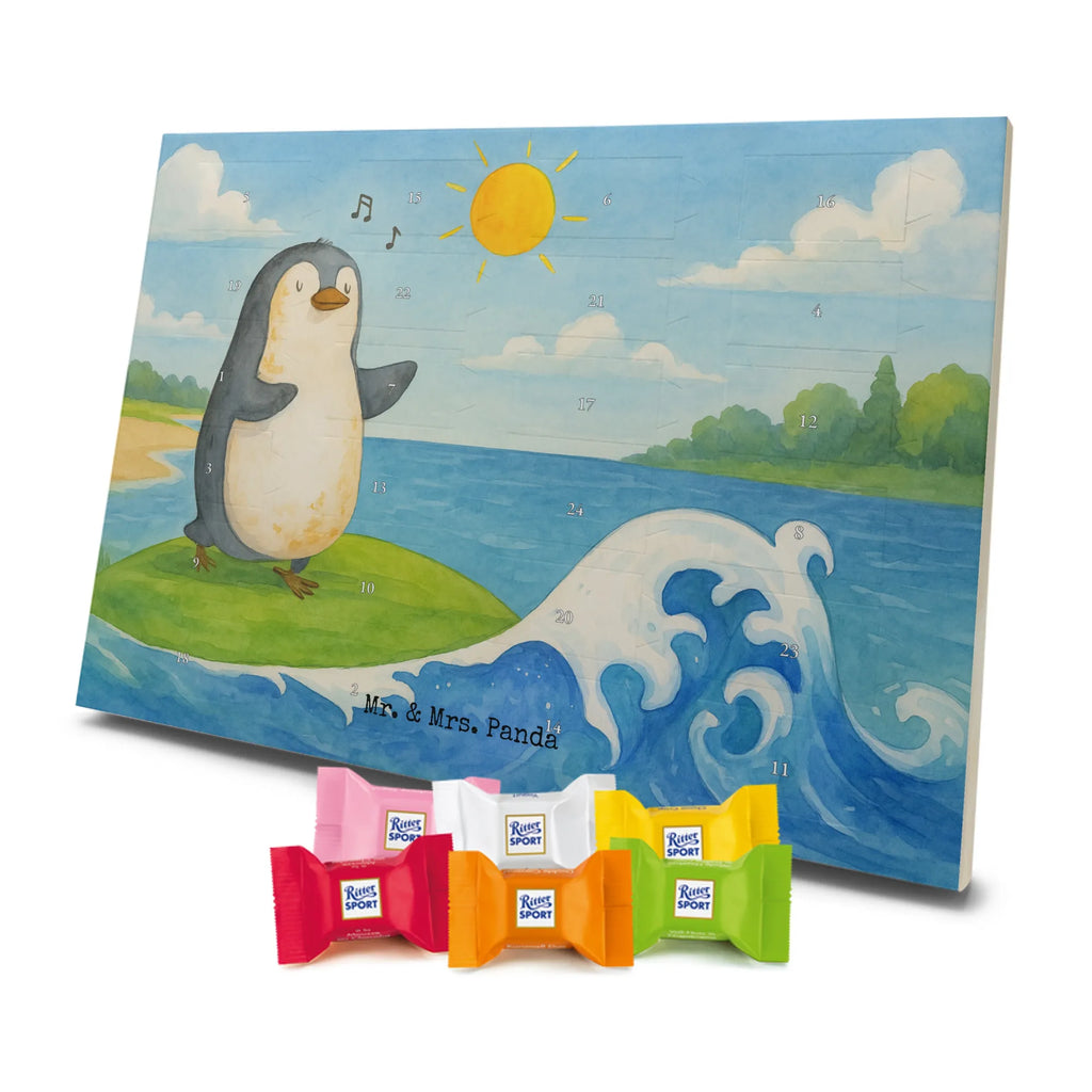 Chocolate advent calendar Penguin surfer Design North Pole, Penguins, surfers, surfing, waves, penguins, holidays, wave riding